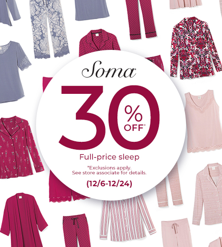 <p>Save 30% on Sleepwear!</p>