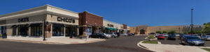 Exterior of The Shoppes at College Hills