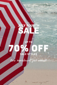 4th of July Semi-Annual Sale